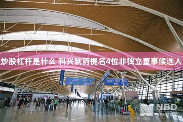 炒股杠杆是什么 科兴制药提名4位非独立董事候选人
