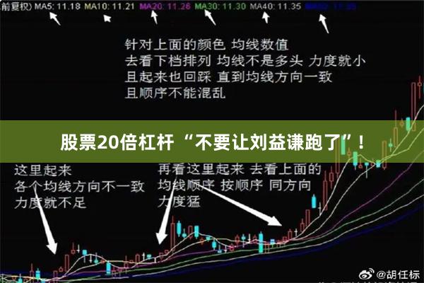 股票20倍杠杆 “不要让刘益谦跑了”！