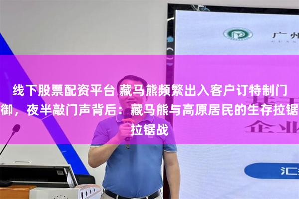 线下股票配资平台 藏马熊频繁出入客户订特制门抵御，夜半敲门声背后：藏马熊与高原居民的生存拉锯战