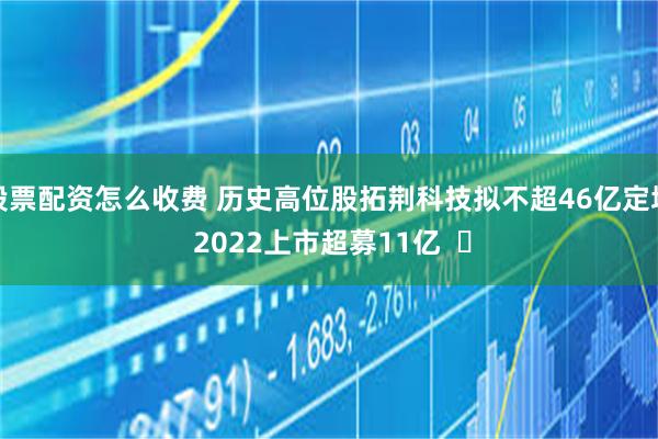 股票配资怎么收费 历史高位股拓荆科技拟不超46亿定增 2022上市超募11亿  ​